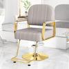 Sillón de Barbero, Silla Especial para Salón de Belleza, Silla Giratoria Elevable para Corte de Cabello, Silla de Salón de Belleza, Silla de Peluquería, Silla de Barbería