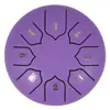 Tambor Etéreo de 4.5 Pulgadas 8 Tonos Tambor de Lengua de Acero Infantil Tambor para Olvidar las Preocupaciones Principiantes Grado Profesional Color Tambor Etéreo Instrumentos de Percusión