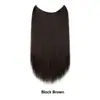 Extensões de Cabelo Peça Única Estilo Europeu e Americano Transfronteiriças, Extensões de Cabelo Linha de Pesca, Cabelo Cacheado Longo Natural Invisível, Cabelo Humano