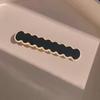 Pasador de tablero de ajedrez pasador lateral sin costuras flequillo femenino pinza de pico de pato Red social 2022 nuevo pinza tocado