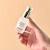 Veta plateada En stock 30 ml Botella de base líquida con hombro inclinado, Material de empaque cosmético simple, Botella con dispensador de loción, Botella dispensadora de crema de protección