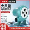 Soplador CC de 12V Batería para Barbacoa Exterior Eléctrico Pequeño Doméstico AC de 220V y CC Velocidad Ajustable Soplado Venta al por Mayor