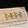 Ear Cuff de Estrella de Circonita Estilo Retro de Corte Sin Perforación Clip Exquisito para Cartílago de la Oreja Pendiente de Lujo Ligero y de Alta Gama para Mujer