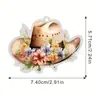 Llavero Multifuncional Colgante de Sombrero y Flores Colgantes Colgante de Regalo Decoración de Navidad Decoración para Coche y Hogar
