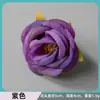 Flores artificiales de tono morado, abanico de novia, linterna de festival, pasador DIY, birrete de graduación, kit de materiales para tocado