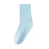 Calcetines Coloridos para Mujer, Calcetines de Danza Moderna, Calcetines de Caña Media de Color Sólido y Color Caramelo para Primavera y Otoño, Estilo Nuevo Versátil Antibacteriano Simple