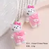 Accesorios de Resina DIY de Dibujos Animados Animales Lindos de Cuerpo Entero Gel de Crema Pasador Hecho a Mano Funda para Teléfono Móvil Hebilla de Zapato Accesorios