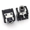 Socket de audífono de 3.5MM cabeza de cobre de alta calidad protección ambiental base hembra de audio puerto interior de cobre negro socket de audio y video de 5 pies