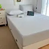 Lençol de verão Sam's mesmo estilo classe A sensação refrescante peça única nylon 88% elastano 12% capa de cama pele de gelo conjunto de três peças