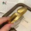 Loja de Ouro Mesmo Estilo Ouro Areia Método Antigo Aberto Alta Retenção de Cor Jateado Aberto Coração Sutra Pulseira Novo Chinês Retro Versátil Joia