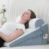 Almohada de Cuña para Dormir Almohada de Cuña Ajustable para Espalda, Cuello, Piernas y Rodillas después de Cirugía