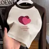 Camiseta de Manga Larga con Bloques de Color para Niña, Capa Base Otoño Invierno 2026, Nueva Moda Elegante, Ropa Interior de Polar para Niña Pequeña, Tendencia