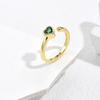 Australia y antiguas fuentes transfronterizas de bienes Europa y Estados Unidos popular diseño simple Viento INS amor circón Oro Anillo abierto punto