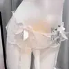 Tanga para Hombre de Encaje con Tira Calzones Ultra Delgados Transparentes de Tiro Bajo Calzones para Travestismo Set de Avión Jj