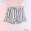 Shorts de Segurança para Meninas Anti-Exposição Verão Fino Shorts de Seguro Infantil para Bebês Roupa Íntima Dois-em-Um Shorts Base para Crianças Grandes