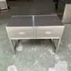 Mesa de Computador de Escritório em Aço Inoxidável 304 de Guangdong com Gaveta Móvel Console Retangular Processamento e Personalização