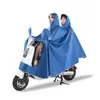 Nuevo Poncho de Lluvia para Ciclismo Madre e Hijo Doble Persona Impermeable Completo Transpirable Ampliado Engrosado Poncho de Lluvia para Doble Persona