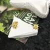 Pendientes de Acero de Titanio con Diamantes Estrella y Luna de Lujo Accesible Estilo Palacio Retro Pendientes de Acero Inoxidable Estrella de Ocho Puntas Pendientes Venta al por Mayor