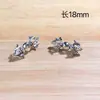 Estilo retrô tian liga de ferro diamante octogonal espaçador contas espaçador cristal acessórios pulseira colar componentes para miçangas