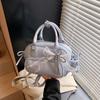 Mochila Nueva de Cuero Aceitoso de Comercio Exterior para Mujer, Mochila Pequeña de Moda Ins Coreana, Bolso Cruzado de Gama Alta de Nicho para Mujer
