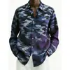2026 Primavera y Otoño Amazon SHEIN AliExpress Nueva Moda Transfronteriza Camisa Cárdigan Estampada en 3D Top para Hombre