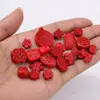 Cinnabar de Alto Teor Pingente de Segurança Palavra Fu Contas Acessórios DIY Estilo Étnico Joias Pulseira Colar Chaveiro Atacado