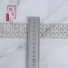 7cm/8cm Malla Bordada a Máquina Abalorios Pedrería Perlas de Arroz Perla Tubular Encaje Accesorios de Ropa DIY Accesorios de Boda
