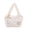 2025 Invierno Peluche Lindo Bolso Gran Capacidad Nuevo Mini Estilo Bolso de Hombro Peluche Portátil Bolso de Cubo
