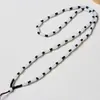 Colar de Contas de Arroz Tecido à Mão Cordão para Joias Cordão para Pendurar Pingente de Jade Corrente para Suéter DIY Contas Redondas de Cristal Cordão de Jade Venda por Atacado