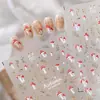 Pegatinas para Uñas con Lazo de Rosa Estilo Hierro Lujo Ligero M1542 1558 Pegatinas para Uñas de Bosque de Otoño Vintage con Champiñones