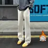 Pantalones Casuales de Polar Fino Unisex Versátiles Deportes al Aire Libre Viajes Moda Otoño Invierno Verano Tallas Grandes