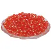 Cuentas de Rueda de Vidrio Facetado de 6 mm, Cuentas Sueltas de Cristal Brillante, Accesorios de Joyería Hechos a Mano para DIY, Cuentas de Vidrio Iridiscente Aurora