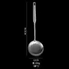 Espátula de acero inoxidable 304 juego de utensilios de cocina espátula cuchara para sopa colador grande grueso anti-suministro directo de fábrica de suministros de cocina