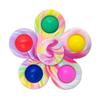 Fidget Pop Spinner Spinner de Dedo Burbuja Música Color UV Impreso Spinner de Dedo Juguete para Descompresión