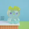 Nueva decoración de artesanía de resina de gato facetado con degradado de cristal lindo translúcido figura de juguete creativa de moda adorno de escritorio