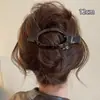 Pinza para el pelo de abulón para recogido en la nuca, pinza de garra vintage de alta gama para mujeres con cabello grueso, nuevo modelo 2026, pinza de pico de pato no irritante
