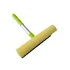 Limpiacristales de esponja para limpiar mallas, eliminar manchas de vidrio, escritorio y raspado de ventanas, telescópico de doble sección, fácil de limpiar, fábrica