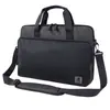 Maletín para portátil personalizable con logo, maletín de tela Oxford, bolso de negocios para hombre, bolso cruzado para portátil con detalles de cuero