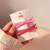 Grampo de Cabelo Rosa Dopamina Menina Fofo BB Clip Adorno de Cabeça Y2K Clipe Lateral Clipe para Cabelos Quebrados de Bebê Acessórios de Cabelo para Crianças