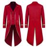 Ropa de Comercio Exterior Europea y Americana Manzhixin de Venta Caliente Estilo Retro Medieval Chaleco de Cola de Longitud Media Disfraz de Halloween
