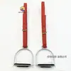 Tiradores de Estribo Multicolor con Capa Superior de Piel de Vaca Completa Tiradores de Estribo con Estribos para el Pie Cuerdas de Estribo Cuerdas de Estribo Tiradores de Estribo Accesorios para Caballos