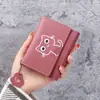 Nueva billetera de estilo antiguo, monedero corto con elemento Han, billetera pequeña para estudiantes de secundaria, tarjetero simple, multifuncional y de gran capacidad
