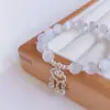 Pulsera Ins Xiangyun Lock Moonlight Diseño de Nicho Fresca Dulce Pulsera Estudiante Mejor Amiga Súper Inmortal Pulsera Suave