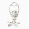 Venta Caliente Transfronteriza Estatua de Calavera Pequeña con Forma de Corazón Impresa en 3D Artesanía Decoración para Oficina Estudio Habitación