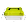 Caja de Almacenamiento de Bloques de Construcción de Juguete para Niños Caja de Almacenamiento de Juguetes para Sala de Estar Caja de Almacenamiento Cubo de Almacenamiento con Forma de Patito Amarillo de Dibujos Animados