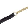 Cross-border novo metal cinto fino feminino couro falso elástico elástico punk cadeia casual sobrecasaco decorativo cintura larga corrente