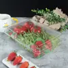 Caixa de frutas descartáveis caixa de embalagem de frutas por atacado caixa de plástico embalagem de frutas descartáveis caixa de frutas transparente