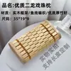 Almohada de Bambú Hueco de Verano Soporte para el Cuello Sudoración Vapores Cojín de Ratán Piezas de Bambú Gránulos Almohada Dura Transpirable Almohada de Madera Maciza Esterilla de Mahjong Almohada Fresca
