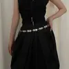 Cadena de Cintura Pentagrama Estrella de Metal Retro Accesorios para Mujer Jeans Falda Corta Cinturón Decoración de Cintura Femenina Vestido