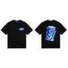 Camiseta de Manga Corta Stus de Alta Calidad Transfronteriza Letra Correcta Pesada Versión Alta Marca de Moda Americana Pareja Hombres y Mujeres